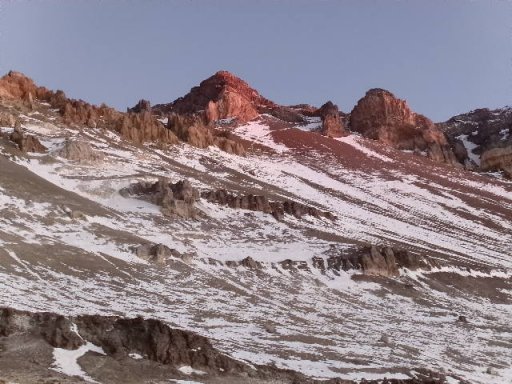 vue sur le camp 3  6000 m aconcagua christophe augier