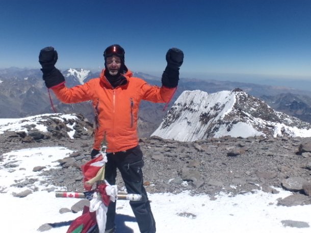 christophe augier kin nimois au sommet de l'aconcagua