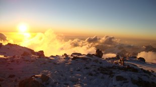 aconcagua camp 3 lever de soleil